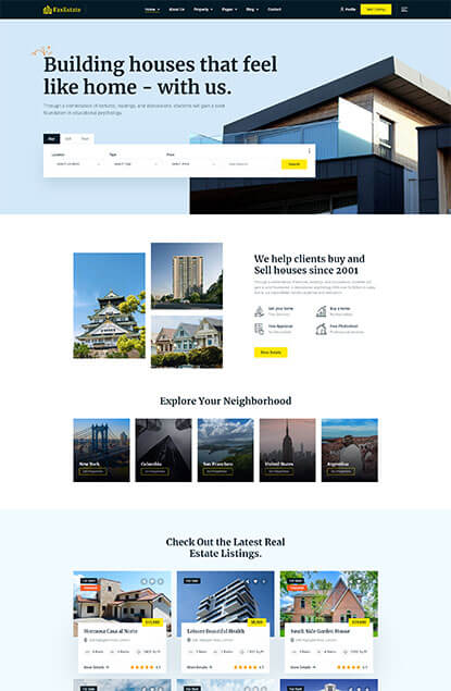 langing page