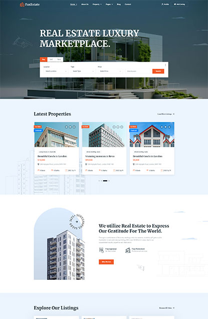 langing page